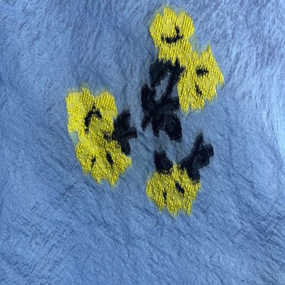 TANYA TAYLOR Marisa Cold-Shoulder Puff Balloon-Sleeve Floral Mini Cocktail Dress - Picture 8 of 8